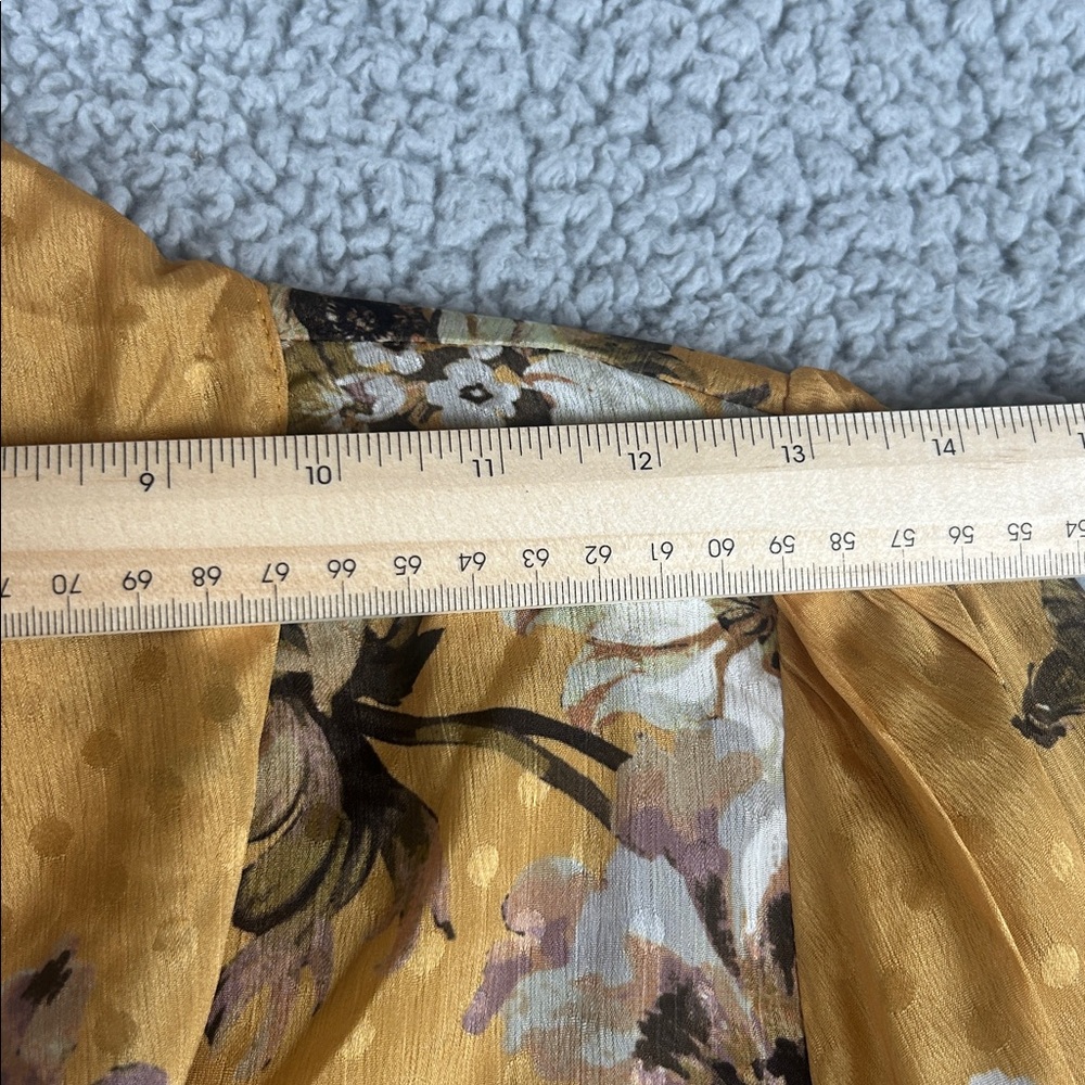 NWT BTFL-life (FreePeople) Tiered Long Sleeve Tie Neck Floral Dress Size S - Picture 6 of 16